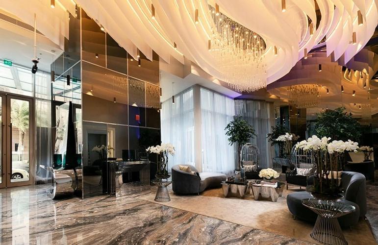 Sleek Living With Sea Views In Damac Heights Marina By Bhavan Apartment *